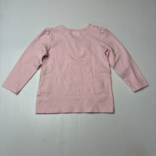 Load image into Gallery viewer, Girls Dymples, pink stretch cotton long sleeve t-shirt, FUC, size 1,  