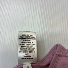 Load image into Gallery viewer, Unisex Target, mauve organic cotton long sleeve bodysuit, FUC, size 1,  