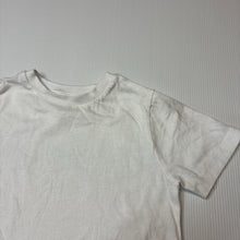 Load image into Gallery viewer, Unisex KID, white cotton t-shirt, GUC, size 1,  