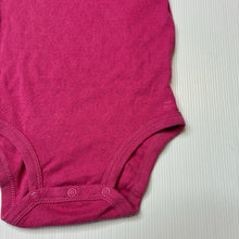 Load image into Gallery viewer, Girls Carter's, pink cotton pointelle bodysuit, GUC, size 1,  