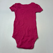 Load image into Gallery viewer, Girls Carter's, pink cotton pointelle bodysuit, GUC, size 1,  