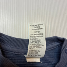 Load image into Gallery viewer, Unisex Dymples, blue ribbed knit sweater, EUC, size 000,  