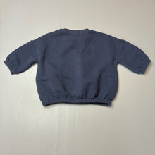 Load image into Gallery viewer, Unisex Dymples, blue ribbed knit sweater, EUC, size 000,  