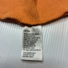 Load image into Gallery viewer, Unisex Tiny Little Wonders, orange cotton ribbed singlet, GUC, size 000,  