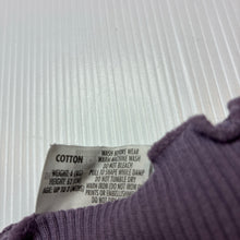 Load image into Gallery viewer, Unisex Bonds, purple cotton ribbed singlet, GUC, size 000,  