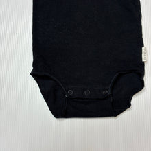 Load image into Gallery viewer, Unisex Bonds, black stretch cotton singletsuit, GUC, size 0000,  
