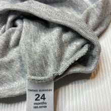 Load image into Gallery viewer, Unisex Carter's, grey cotton long sleeve bodysuit, EUC, size 2,  