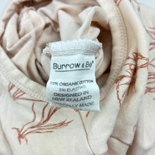 Load image into Gallery viewer, Girls Burrow &amp; Be, pink organic cotton romper, butterfly, FUC, size 00,  