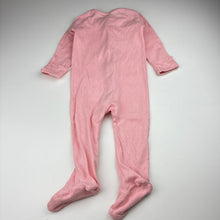 Load image into Gallery viewer, Girls Target, pink cotton pointelle zip coverall, FUC, size 0,  