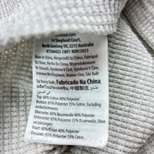 Load image into Gallery viewer, Unisex Cotton On, grey waffle pyjama top, embroidered, FUC, size 7,  