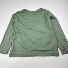 Load image into Gallery viewer, Girls Anko, sage cotton long sleeve t-shirt, bow, GUC, size 5,  