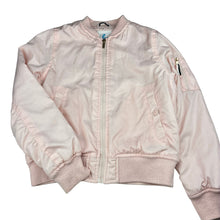 Load image into Gallery viewer, Girls Cotton On, pink zip bomber jacket, FUC, size 11-12,  