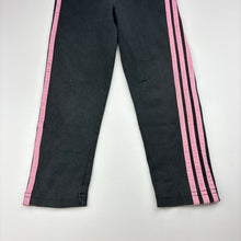 Load image into Gallery viewer, Girls Adidas, stretch cotton leggings, elasticated, minor marks, FUC, size 4,  