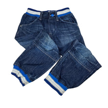 Load image into Gallery viewer, Boys H&amp;M, navy denim jeans, elasticated, FUC, size 5,  