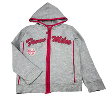 Load image into Gallery viewer, Girls ACTIV BY GEMO, grey cotton blend zip hoodie, FUC, size 8,  