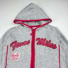 Load image into Gallery viewer, Girls ACTIV BY GEMO, grey cotton blend zip hoodie, FUC, size 8,  