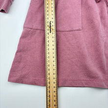 Load image into Gallery viewer, Girls Cotton On, pink cotton long sleeve dress, GUC, size 6, L: 65cm