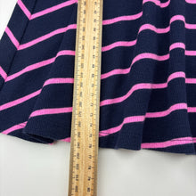 Load image into Gallery viewer, Girls Target, striped cotton blend long sleeve dress, EUC, size 14, L: 76cm
