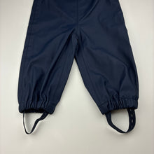 Load image into Gallery viewer, Unisex Anko, navy waterproof overalls, EUC, size 2,  