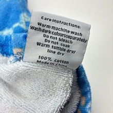 Load image into Gallery viewer, Boys Back Beach Co., velour zip hooded towel, GUC, size 7-11,  