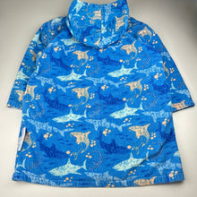Load image into Gallery viewer, Boys Back Beach Co., velour zip hooded towel, GUC, size 7-11,  