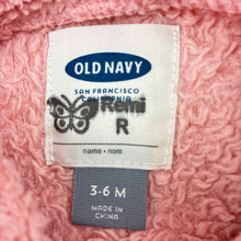Load image into Gallery viewer, Girls Old Navy, pink zip fleece jacket, GUC, size 00,  