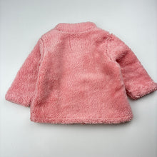 Load image into Gallery viewer, Girls Old Navy, pink zip fleece jacket, GUC, size 00,  