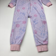 Load image into Gallery viewer, Girls Disney, Elsa, Frozen fleece pyjama suit, pilling, FUC, size 3,  
