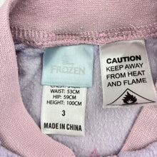 Load image into Gallery viewer, Girls Disney, Elsa, Frozen fleece pyjama suit, pilling, FUC, size 3,  