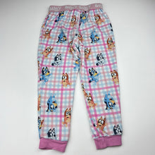 Load image into Gallery viewer, Unisex Bluey, Bluey check pyjama pants, FUC, size 3,  
