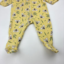 Load image into Gallery viewer, Unisex Dymples, cotton zip coverall, koalas, FUC, size 00,  