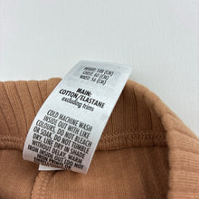 Load image into Gallery viewer, Girls Bonds, brown stretch cotton ribbed pants, elasticated, EUC, size 4,  