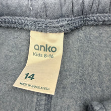 Load image into Gallery viewer, Unisex Anko, cotton blend fleece lined track pants, elasticated, EUC, size 14,  