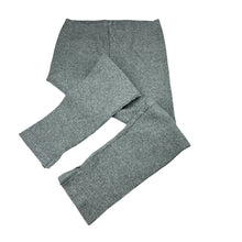 Load image into Gallery viewer, Girls Uniqlo, grey stretch cotton ribbed leggings, elasticated, GUC, size 9-10,  