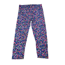 Load image into Gallery viewer, Girls Anko, floral stretch cotton leggings, elasticated, GUC, size 3,  