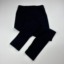 Load image into Gallery viewer, Girls Brilliant Basics, black stretch cotton leggings, elasticated, GUC, size 7,  