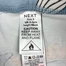 Load image into Gallery viewer, Unisex Next, cotton pyjama pants, elasticated, whale, GUC, size 2-3,  