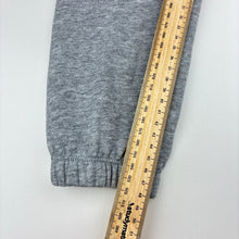 Load image into Gallery viewer, Unisex Brilliant Basics, grey fleece lined track pants, elasticated, EUC, size 7,  