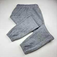 Load image into Gallery viewer, Unisex Brilliant Basics, grey fleece lined track pants, elasticated, EUC, size 7,  