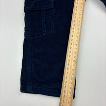 Load image into Gallery viewer, Unisex milon, navy corduroy cotton pants, elasticated, EUC, size 1,  