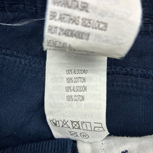 Load image into Gallery viewer, Unisex milon, navy corduroy cotton pants, elasticated, EUC, size 1,  