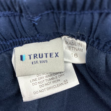 Load image into Gallery viewer, Unisex TRUTEX, navy school pants, elasticated, EUC, size 16,  