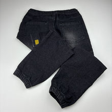Load image into Gallery viewer, Unisex F&amp;F, stretch denim cargo pants, elasticated, GUC, size 6-7,  