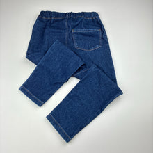 Load image into Gallery viewer, Unisex Muji, blue stretch jeggings / jean leggings, EUC, size 5,  