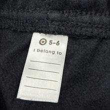 Load image into Gallery viewer, Unisex Target, cotton blend fleece lined track pants, elasticated, GUC, size 5-6,  