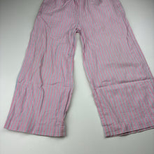 Load image into Gallery viewer, Unisex Cotton On, cotton pants, elasticated, vertical stripes, EUC, size 5,  