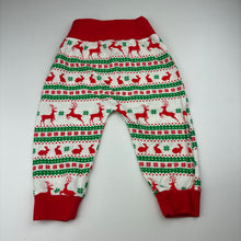 Load image into Gallery viewer, Unisex cotton, pants, elasticated, Christmas, EUC, size 2,  