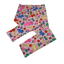 Load image into Gallery viewer, Girls Target, stretch cotton leggings, elasticated, butterfly, EUC, size 7,  