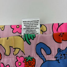 Load image into Gallery viewer, Girls Target, stretch cotton leggings, elasticated, butterfly, EUC, size 7,  