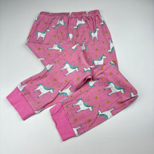 Load image into Gallery viewer, Girls HB, cotton pyjama pants, unicorn, wash fade, FUC, size 5,  
